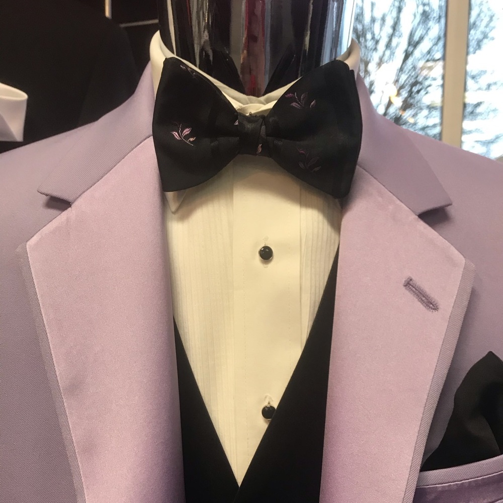 Retro Andrew Fezza Lavender Tuxedo Jacket - image 2